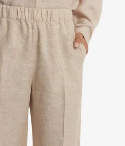 Pantalone sigaretta in lino