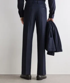 Pantalone waffle in lino cotone