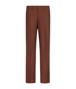 Pantalone waffle in lino cotone