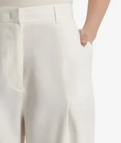 Pantaloni Palazzo in Lino e Viscosa