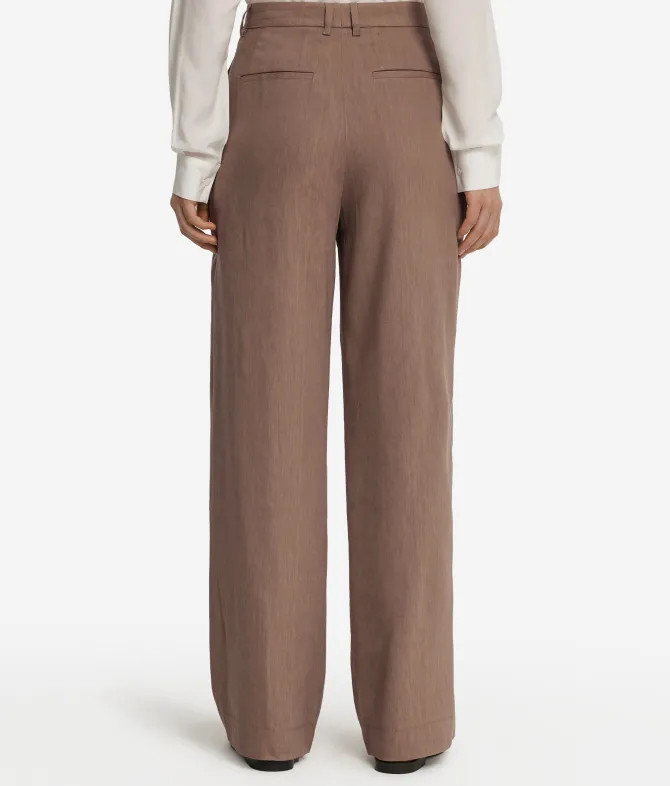 Pantaloni Palazzo in Lino e Viscosa