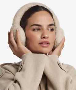 Paraorecchie effetto pelliccia in cashmere
