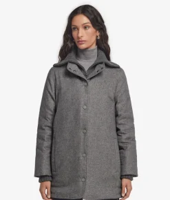 Piumino in seta e cashmere
