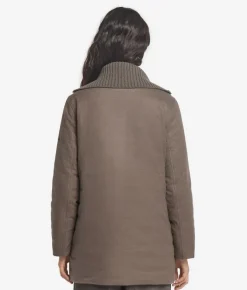 Piumino in seta e cashmere