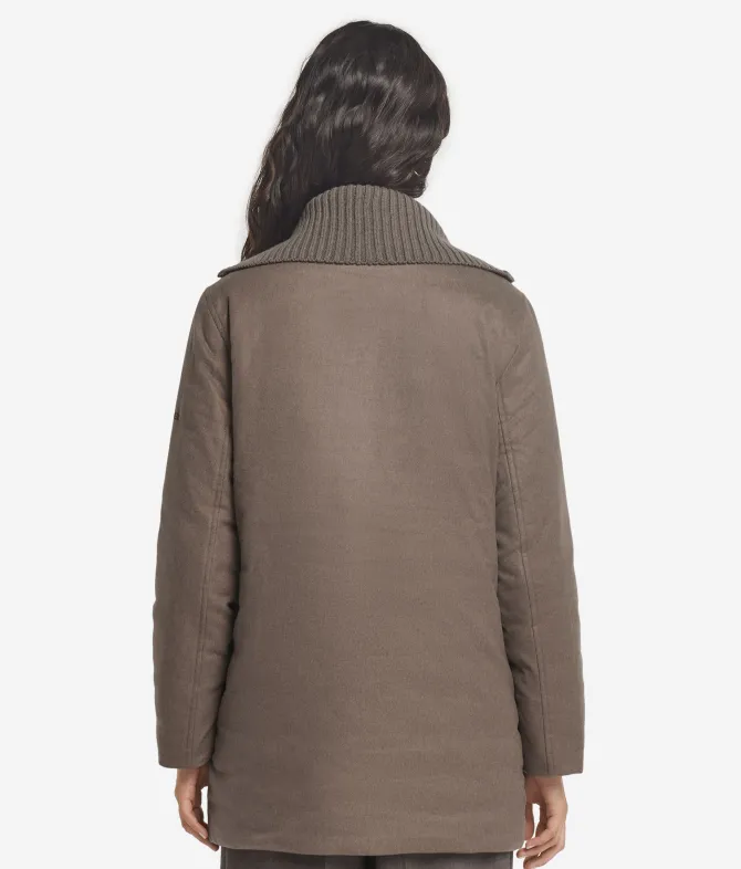 Piumino in seta e cashmere