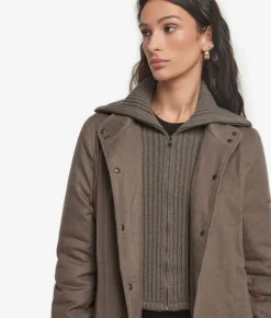 Piumino in seta e cashmere