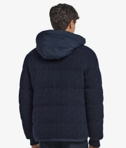 Piumino reversibile con trecce in Cashmere Ultrasoft