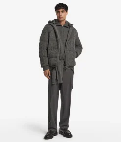 Piumino reversibile con trecce in Cashmere Ultrasoft