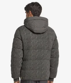 Piumino reversibile con trecce in Cashmere Ultrasoft