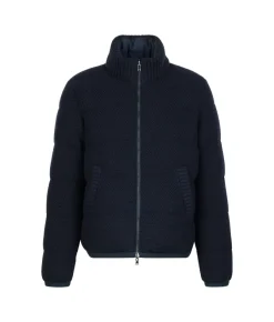 Piumino reversibile in cashmere