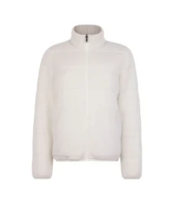 Piumino reversibile in cashmere tricot lamé