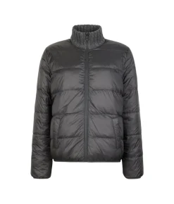 Piumino reversibile in cashmere tricot lamé