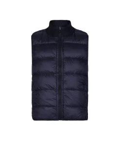 Piumino smanicato reversibile con trecce in Cashmere Ultrasoft