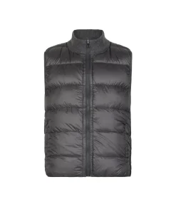 Piumino smanicato reversibile con trecce in Cashmere Ultrasoft