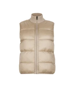 Piumino smanicato reversibile in bouclé