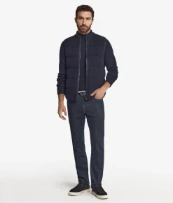 Piumino smanicato reversibile in cashmere