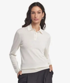Polo a manica lunga in Cashmere Ultrafine