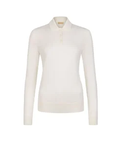 Polo a manica lunga in Cashmere Ultrafine