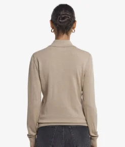 Polo a manica lunga in Cashmere Ultrafine
