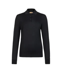 Polo a manica lunga in Cashmere Ultrafine