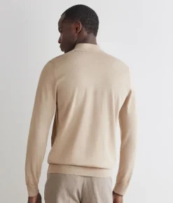 Polo a manica lunga in cotone