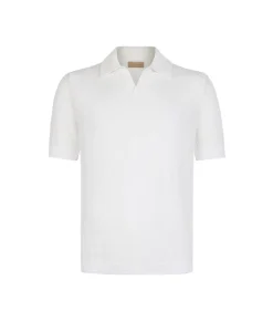 Polo bouclè in cotone