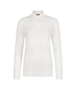 Polo crochet in cotone
