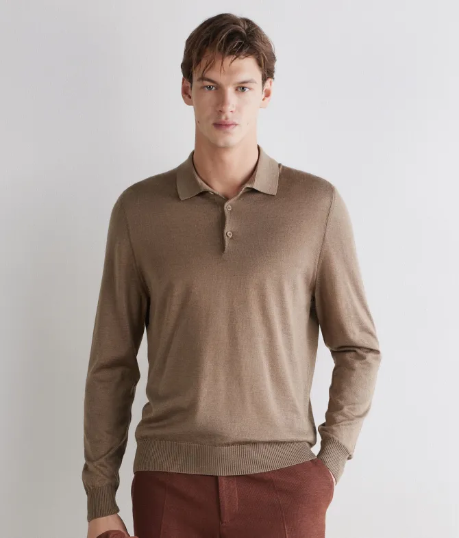 Polo in Cashmere Silkfine