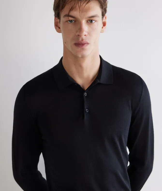 Polo in Cashmere Silkfine
