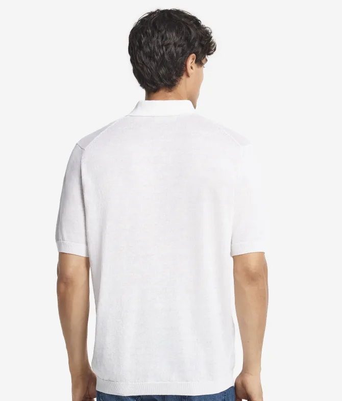 Polo in lino cotone