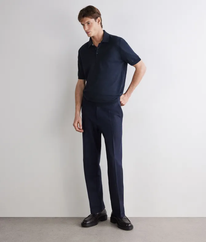 Polo in lino cotone