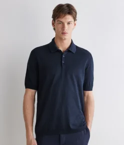 Polo in lino cotone