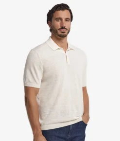 Polo in lino cotone