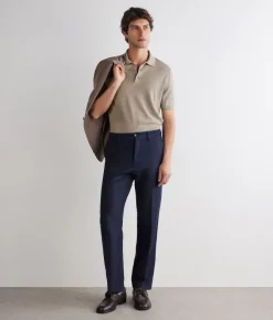 Polo in lino cotone