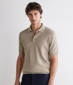 Polo in lino cotone
