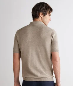 Polo in lino cotone