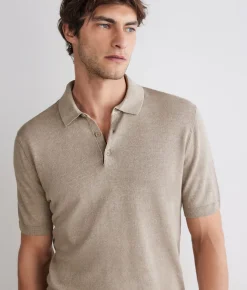 Polo in lino cotone