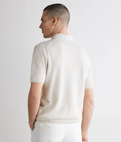 Polo in lino cotone