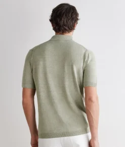 Polo in lino cotone