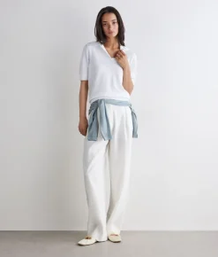 Polo in lino cotone