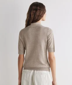 Polo in lino cotone