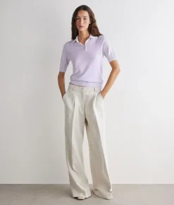 Polo in lino cotone