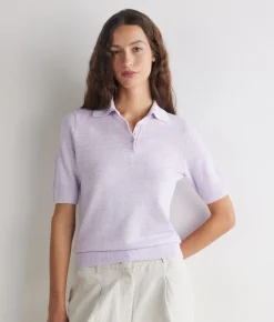 Polo in lino cotone