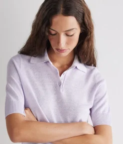 Polo in lino cotone