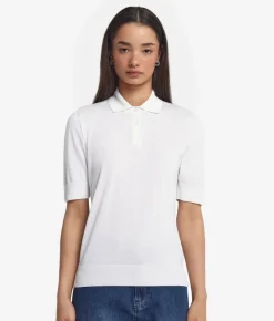 Polo in seta e cotone
