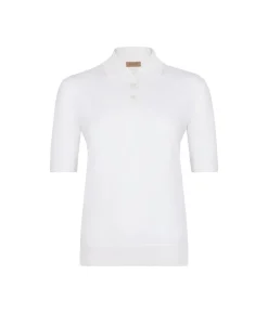 Polo in seta e cotone