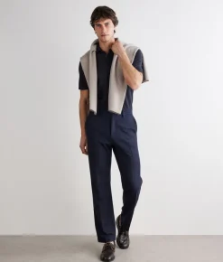 Polo piquet in cotone seta