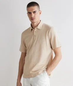 Polo piquet in cotone seta