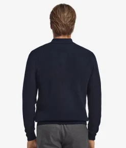 Polo punto waffle in Cashmere Ultrasoft