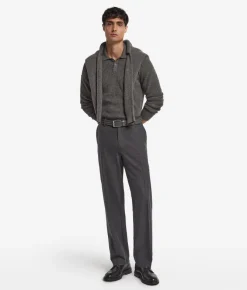 Polo punto waffle in Cashmere Ultrasoft